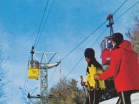 Sljeme. Žičara oko 1968. godine